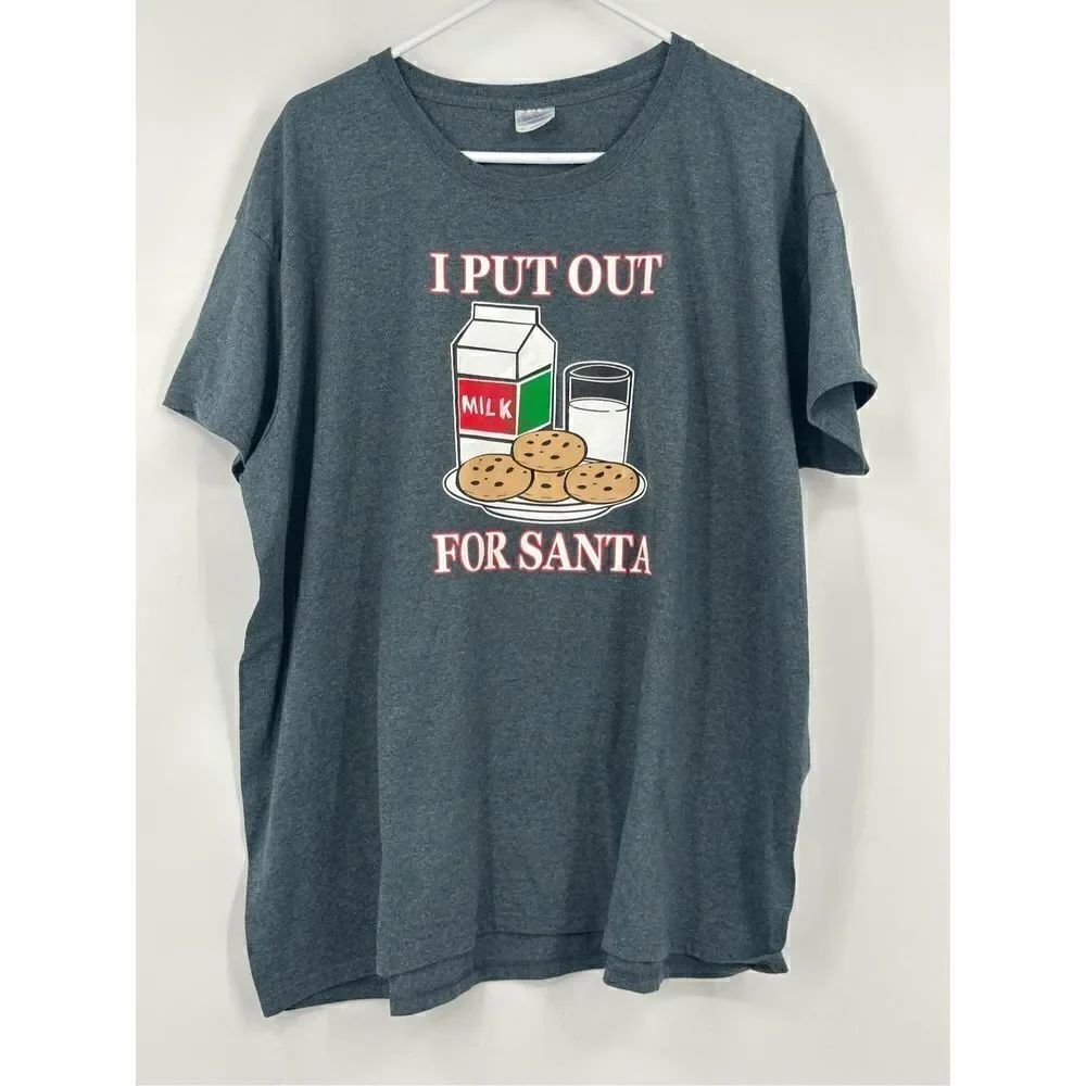 Gildan gray ugly Christmas t-shirt womens 3XL